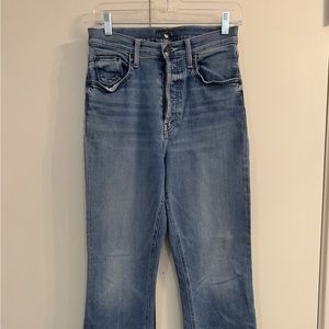 MOTHER THE TRIPPER ANKLE FRAY